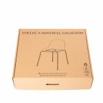 packaging de producto del soporte para las butacas del estadio Vicente Calderón